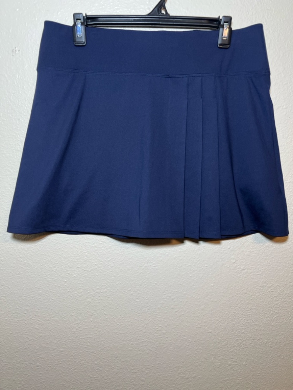 Tommy Bahama Active Sz L  Blue Skort Skirt Side Pleats Golf Tennis Pickleball